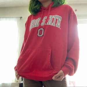 Red Ohio state hoodie
